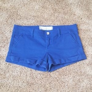 Royal blue Abercrombie & Fitch shorts